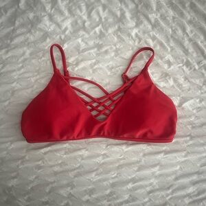 Red Hollister Bikini Top